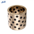 High Force Brass Graphite bushings Copper Sleeve Self Lubricating bearing Bushing Casting Solid Bearing